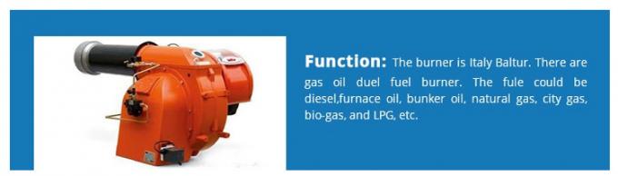 DAMPFöl-Dampf-Dieselkessel des Feuerrohrs 6t Dieselfür Textilindustrie